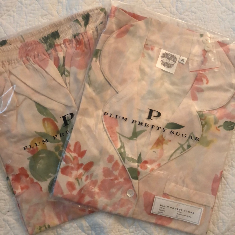 Plum Pretty Sugar PJ shirt & Lounge Pant